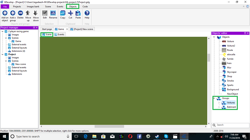 City Race 3D Game Build Using gdevelop